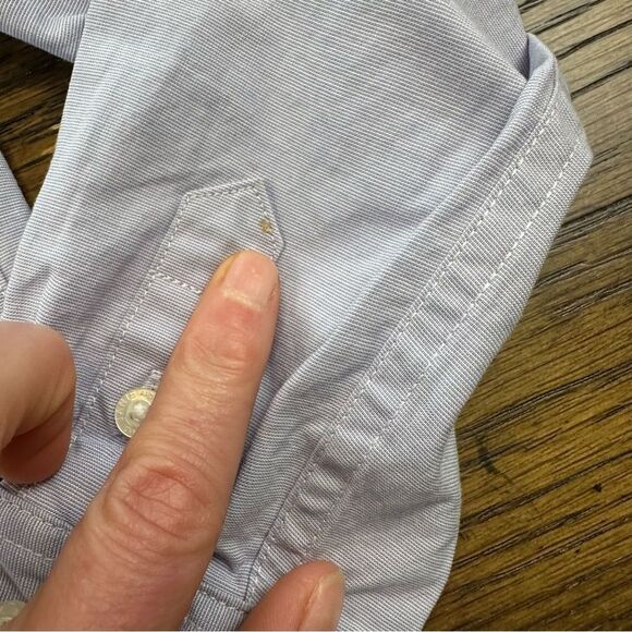 Janie and Jack Blue Dress Shirt - Picture 4 of 4